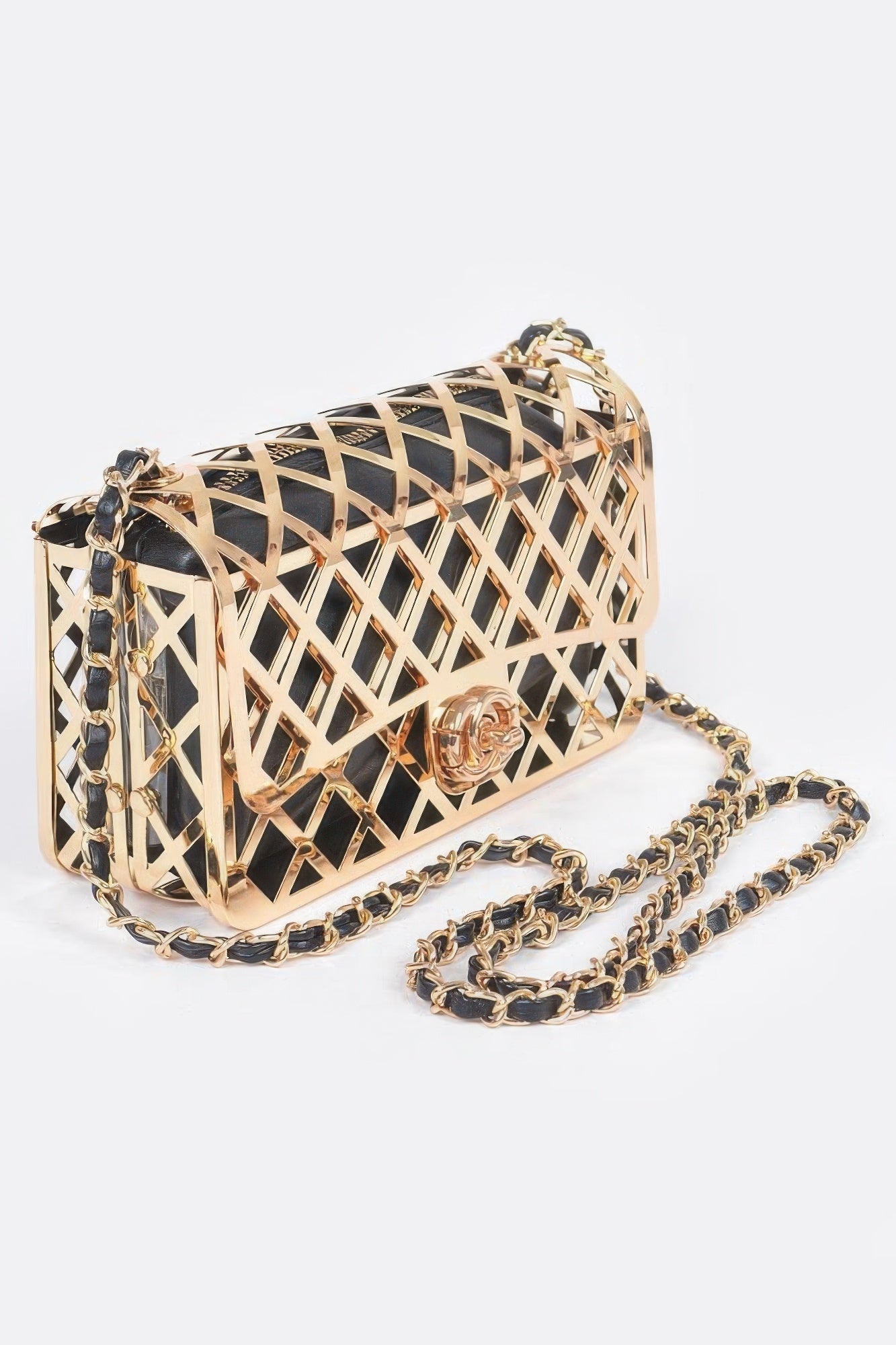 Metal Clutch W/ Pouch - Wear Arielle