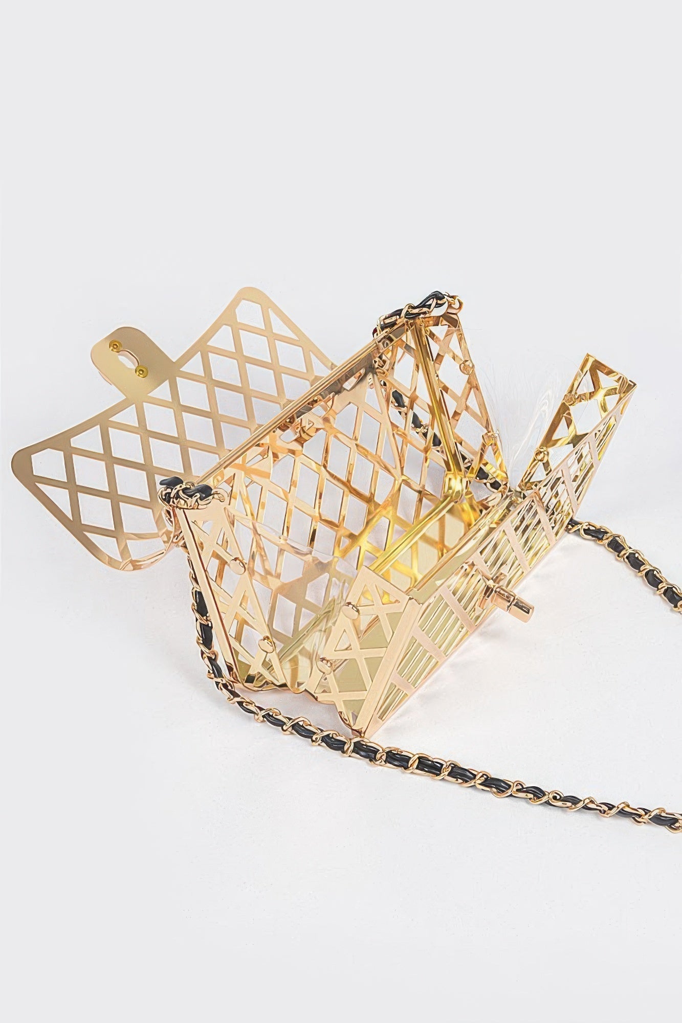Metal Clutch W/ Pouch - Wear Arielle