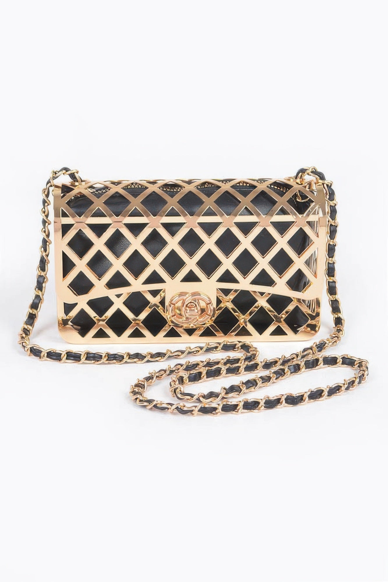 Metal Clutch W/ Pouch - Wear Arielle