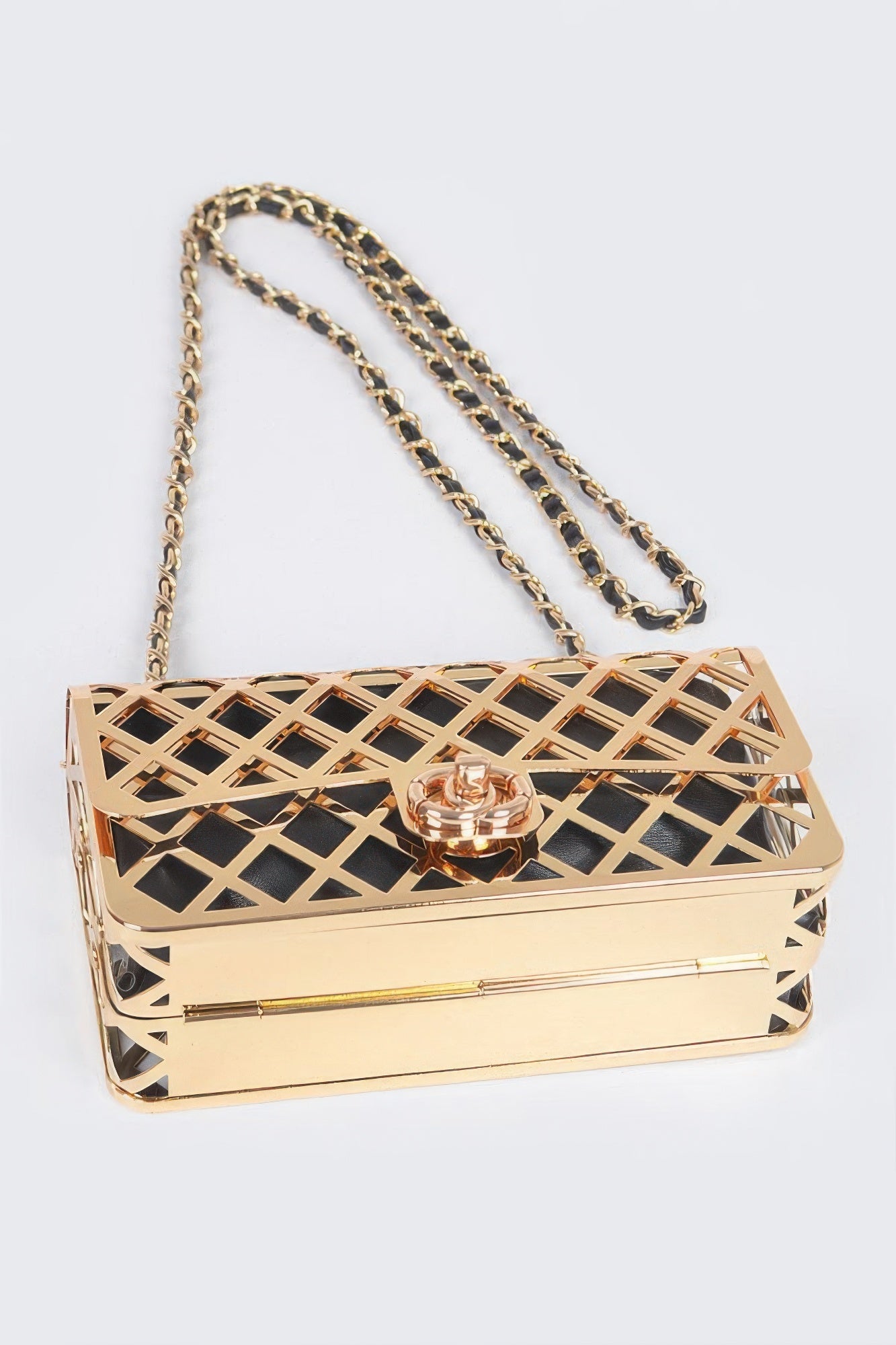 Metal Clutch W/ Pouch - Wear Arielle