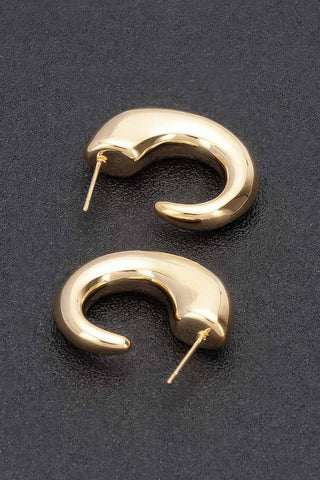 Metal Vintage Hoop Earring - Wear Arielle