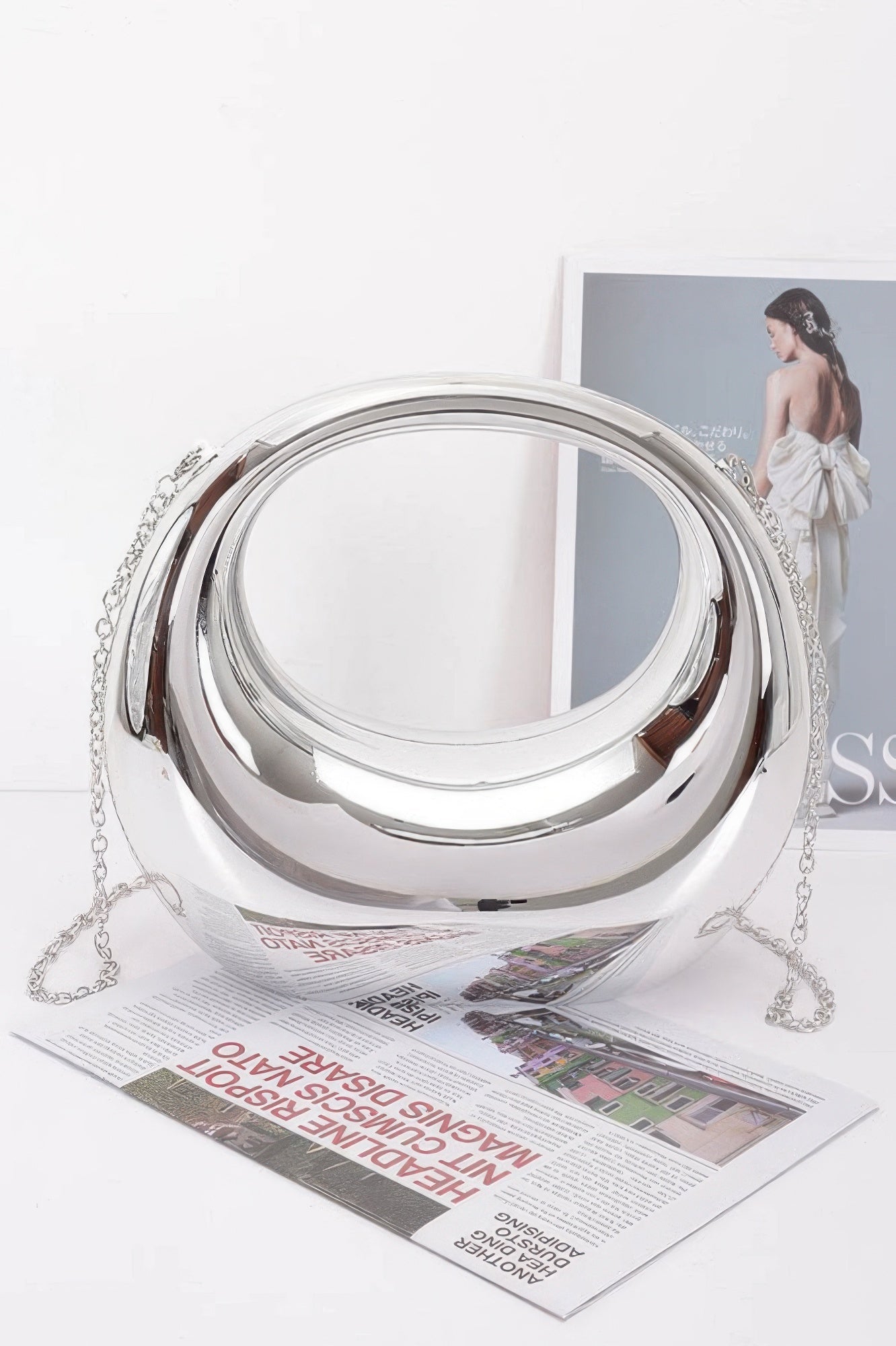 Metallic Acrylic Clutch - Wear Arielle