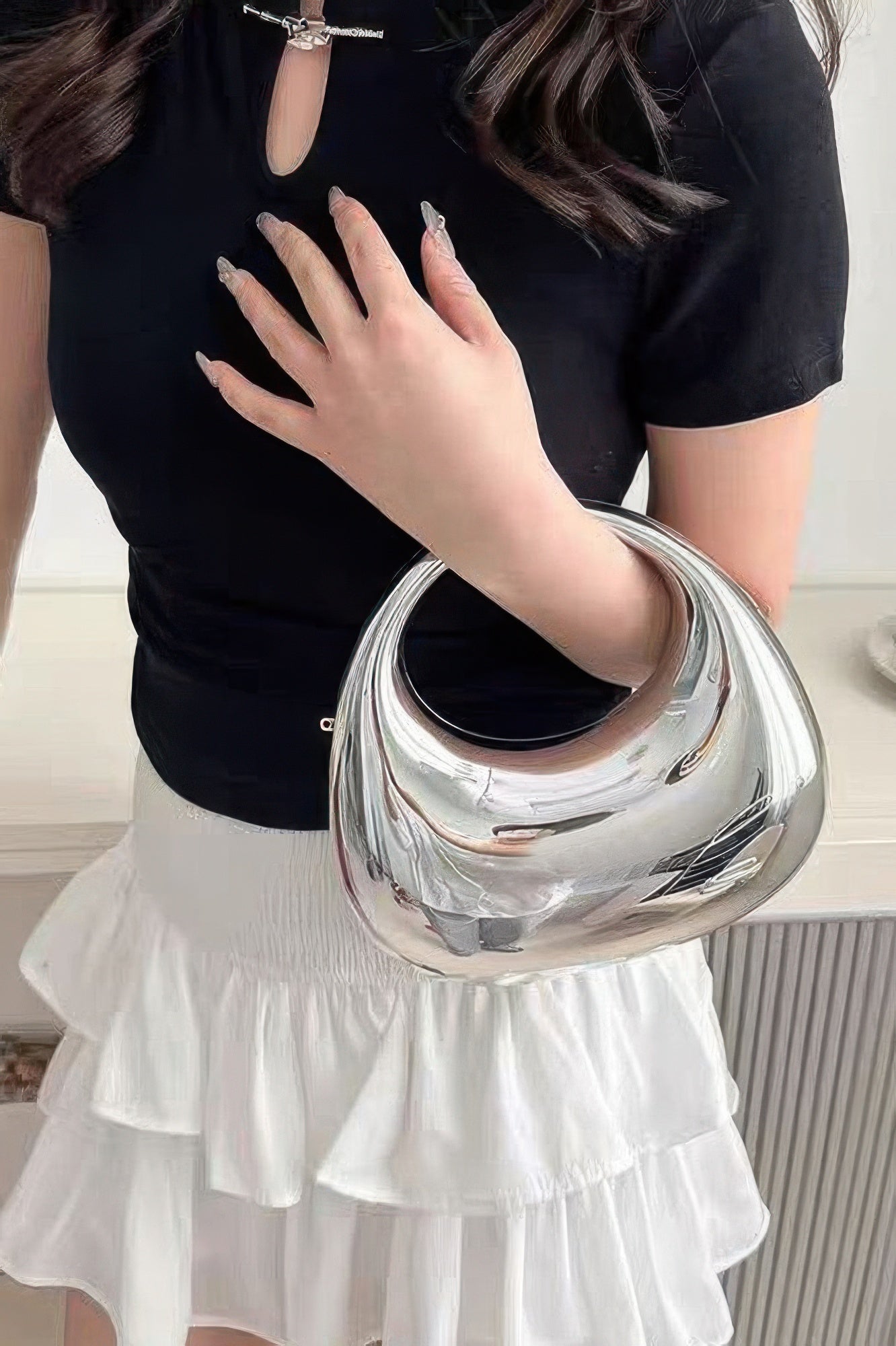 Metallic Acrylic Clutch - Wear Arielle