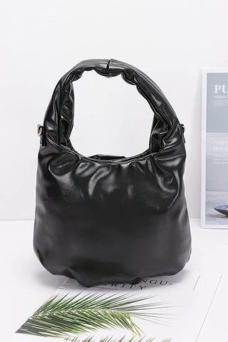 Metallic Big Flower Handle Bag - Wear Arielle