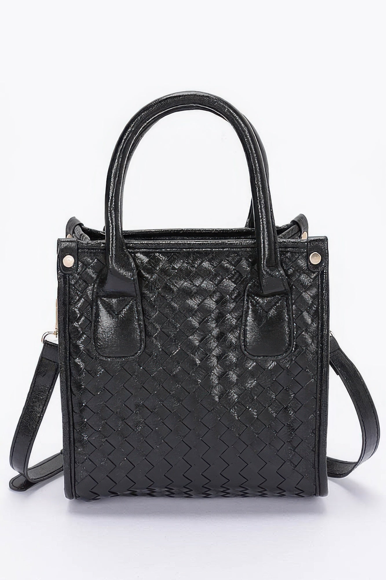 Metallic Braided Tote Bag - Wear Arielle
