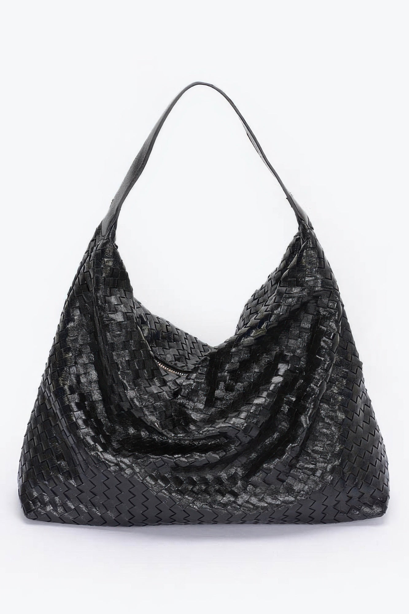 Metallic Braided Tote Bag - Wear Arielle