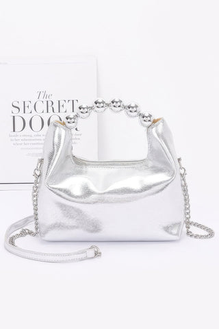 Metallic Ccb Ball Handle Bag - Wear Arielle