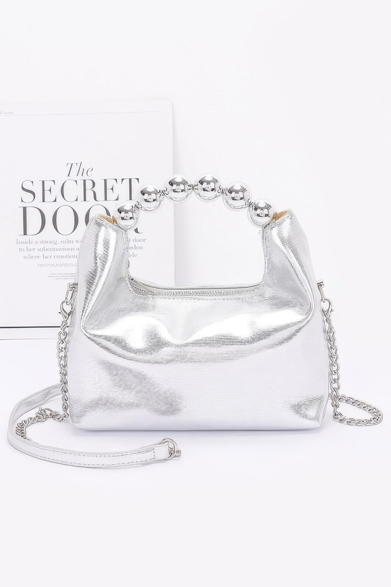 Metallic Ccb Ball Handle Bag - Wear Arielle