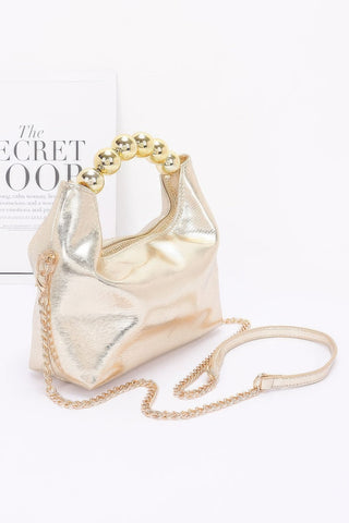 Metallic Ccb Ball Handle Bag - Wear Arielle