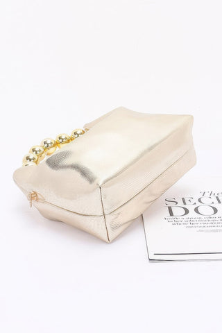 Metallic Ccb Ball Handle Bag - Wear Arielle