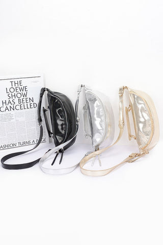 Metallic Crossbody Bag - Wear Arielle
