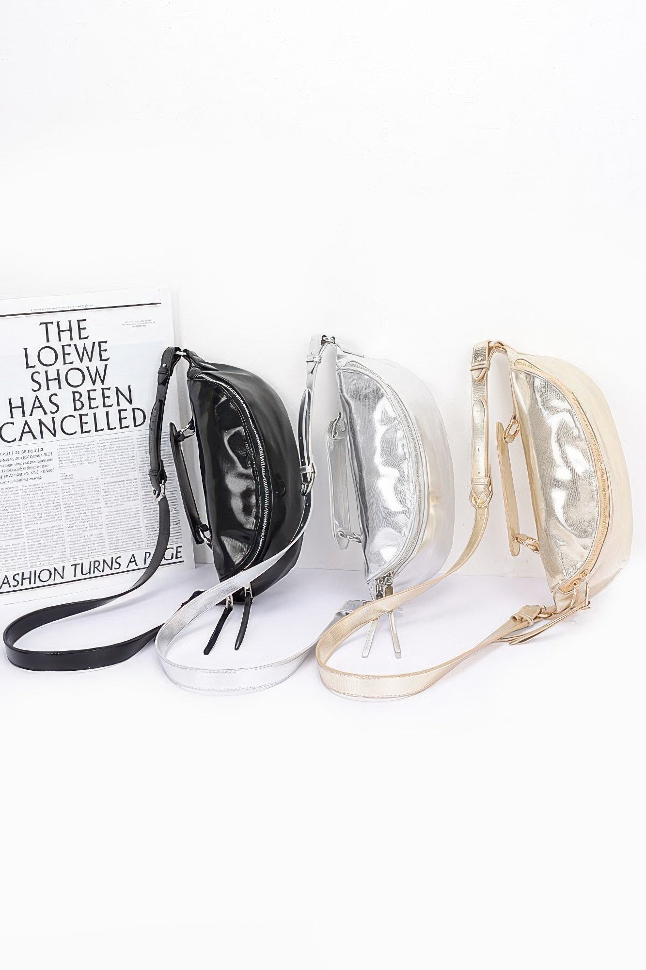 Metallic Crossbody Bag - Wear Arielle