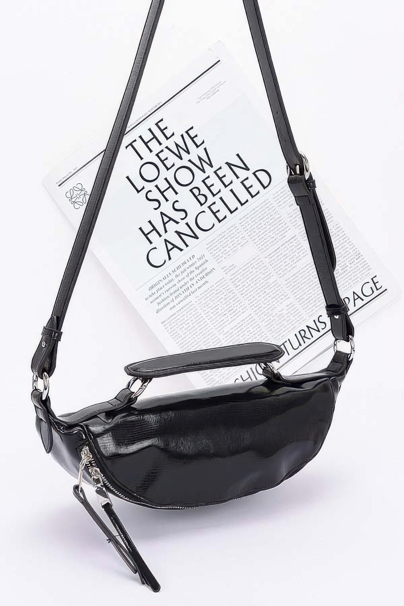Metallic Crossbody Bag - Wear Arielle