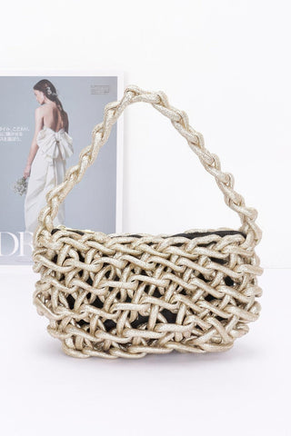 Metallic Handmade Tote Bag - Wear Arielle
