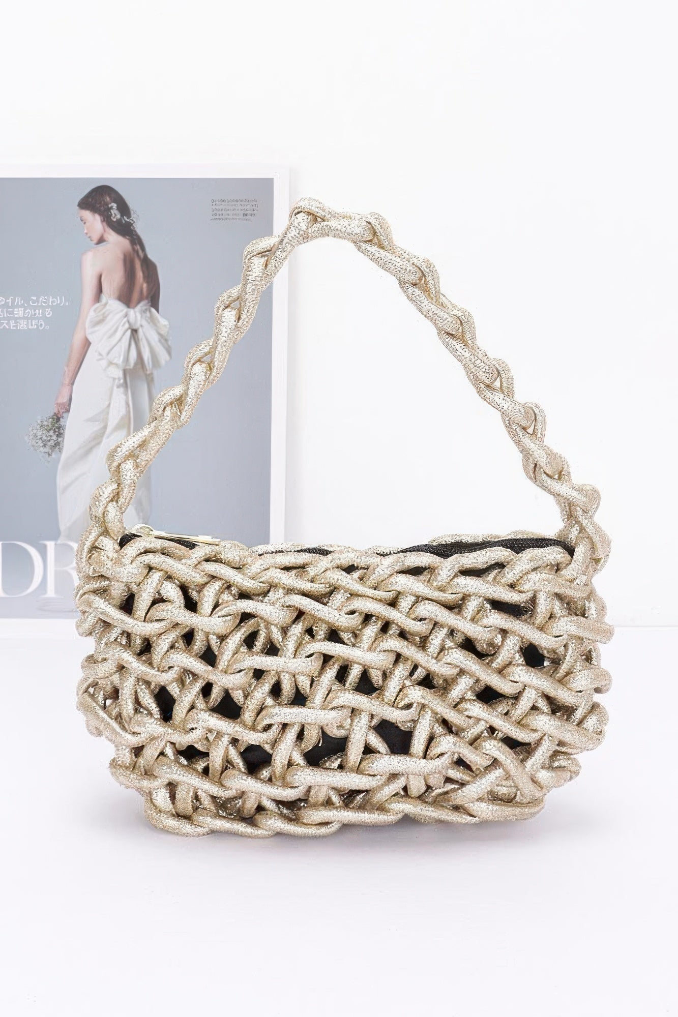 Metallic Handmade Tote Bag - Wear Arielle