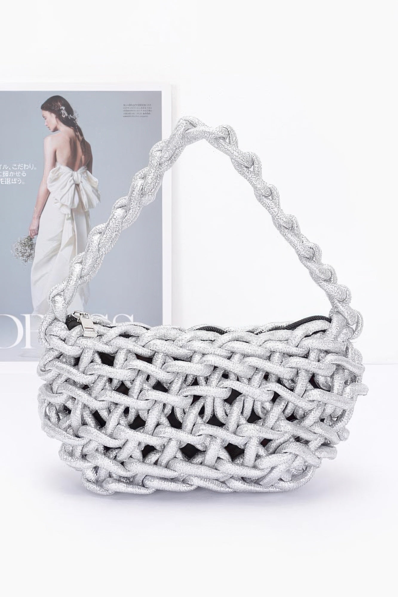Metallic Handmade Tote Bag - Wear Arielle