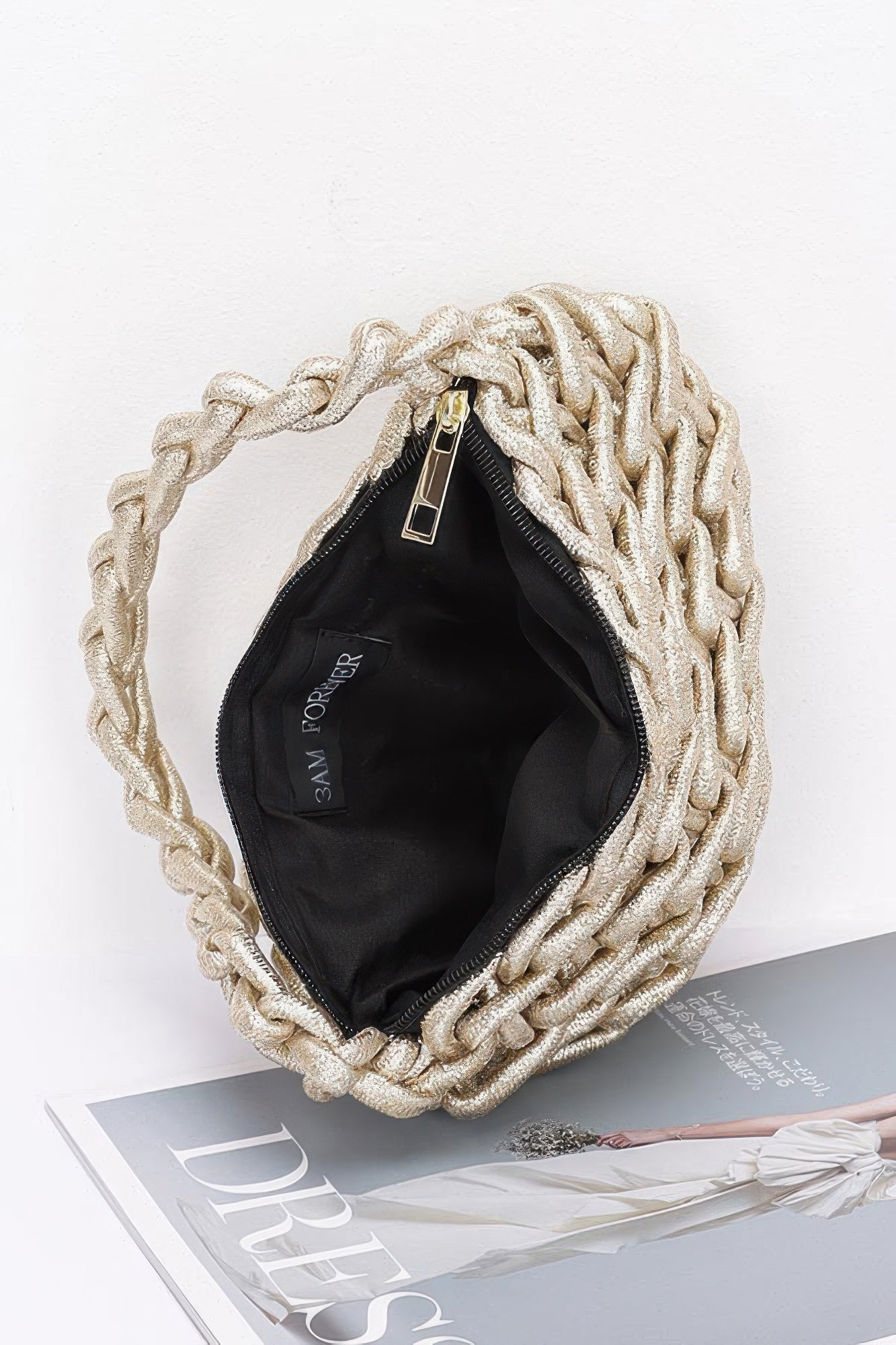 Metallic Handmade Tote Bag - Wear Arielle