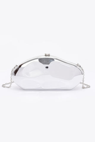 Metallic Plastic Party Clutch - Wear Arielle