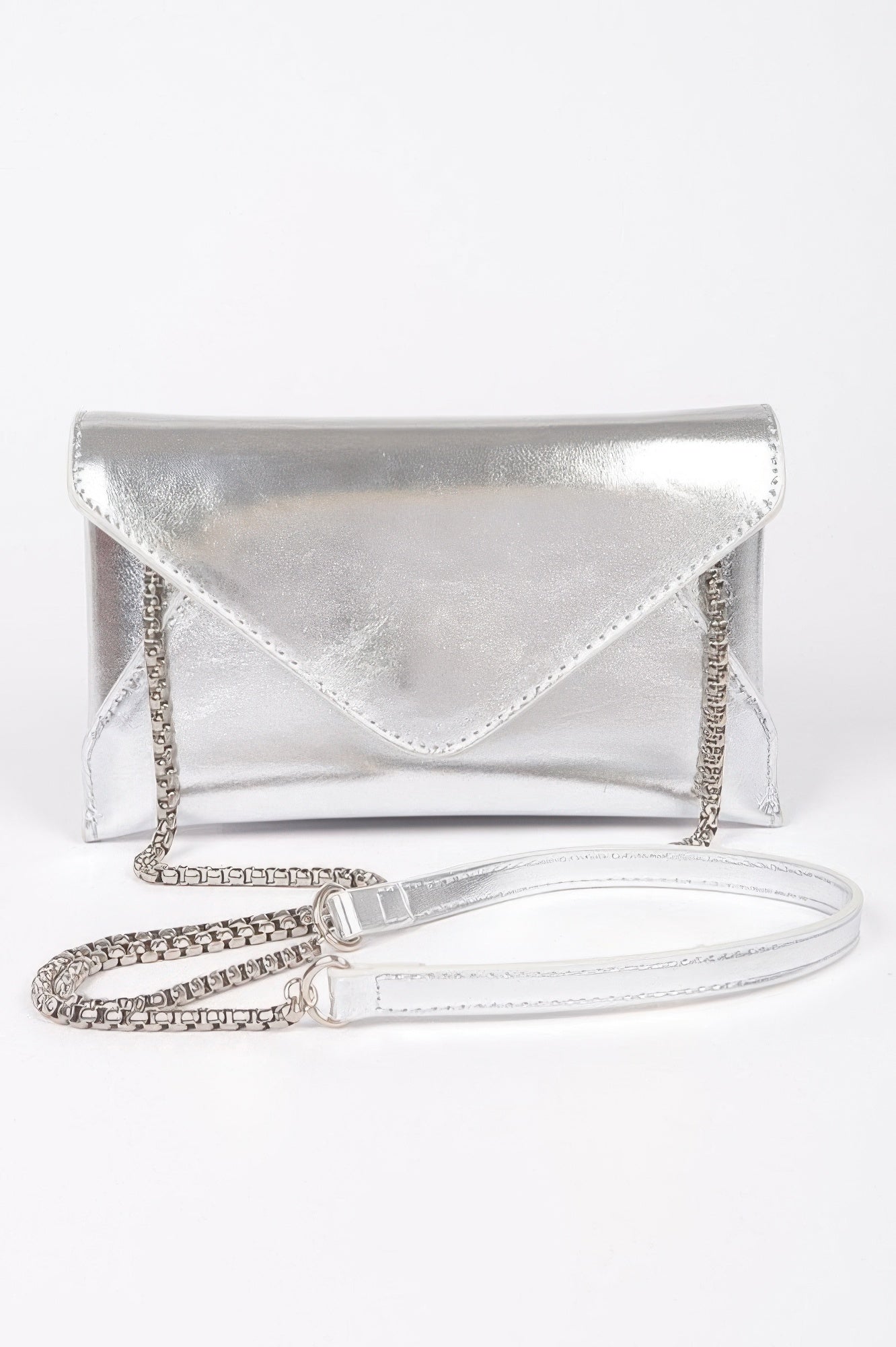 Metallic Small Envelope Clutch - Wear Arielle