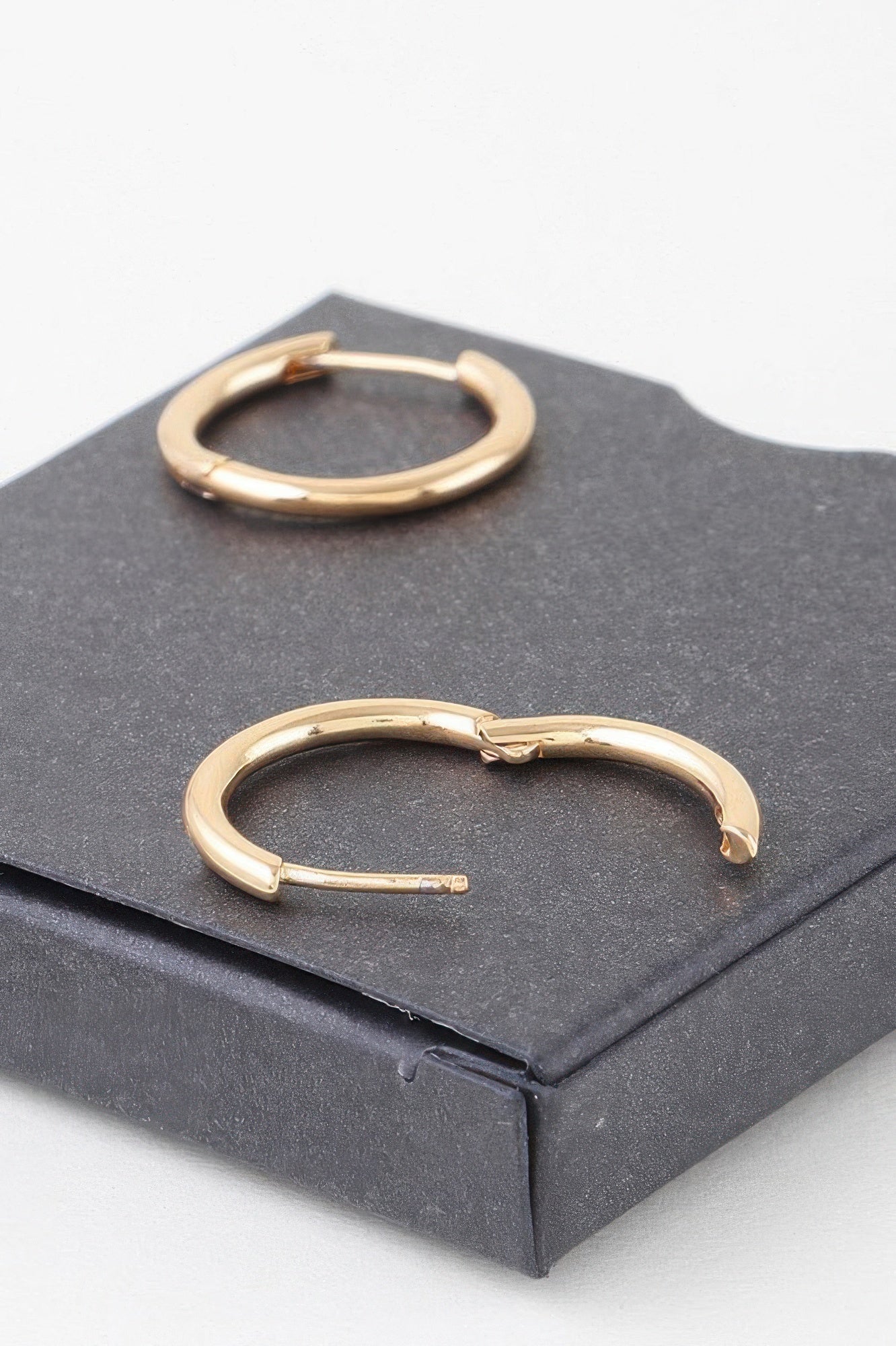 Minimal Shiny Clasp Earrings - Wear Arielle