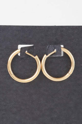 Minimal Shiny Clasp Earrings - Wear Arielle