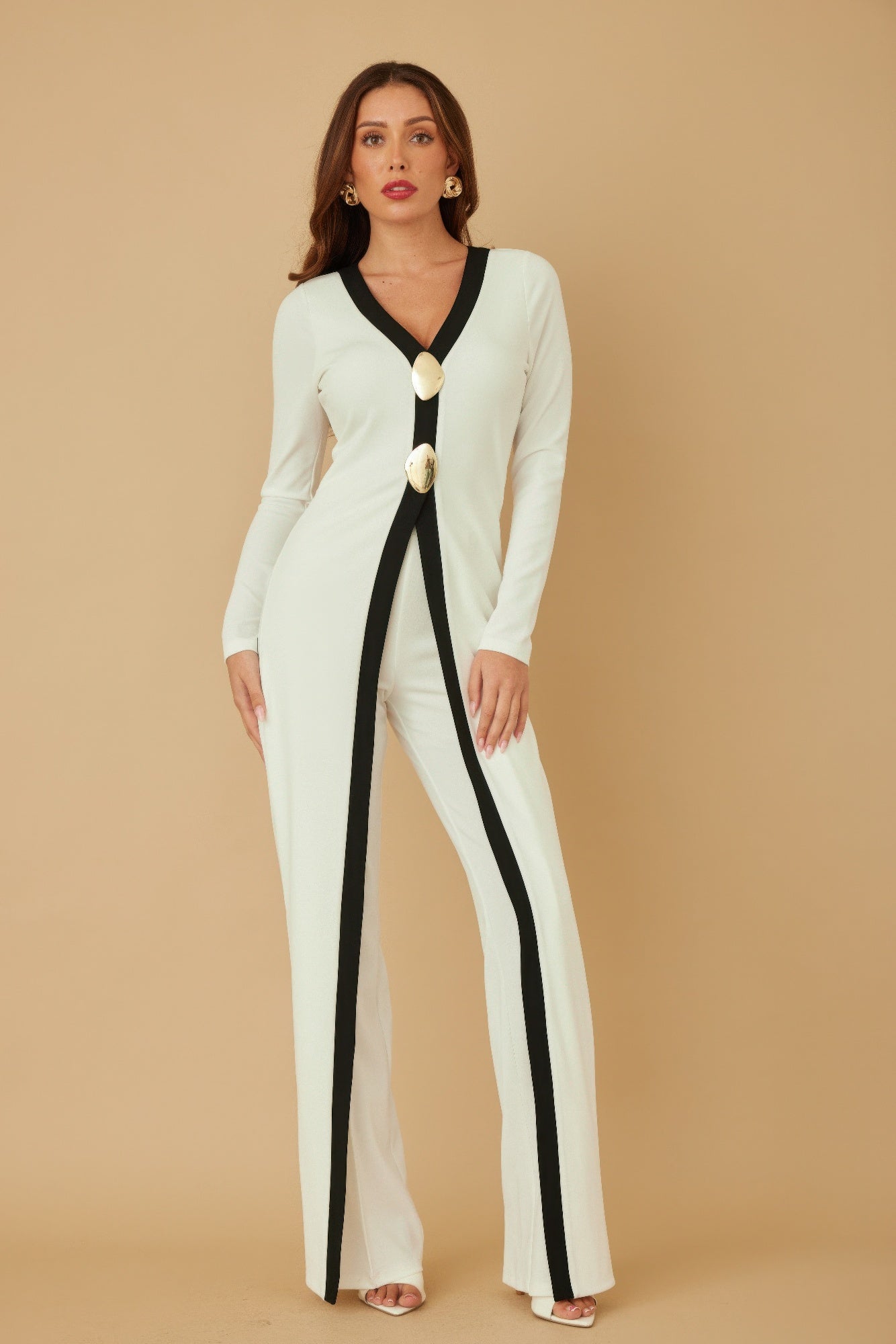Mirror Stone Long Layer Jumpsuit - Wear Arielle