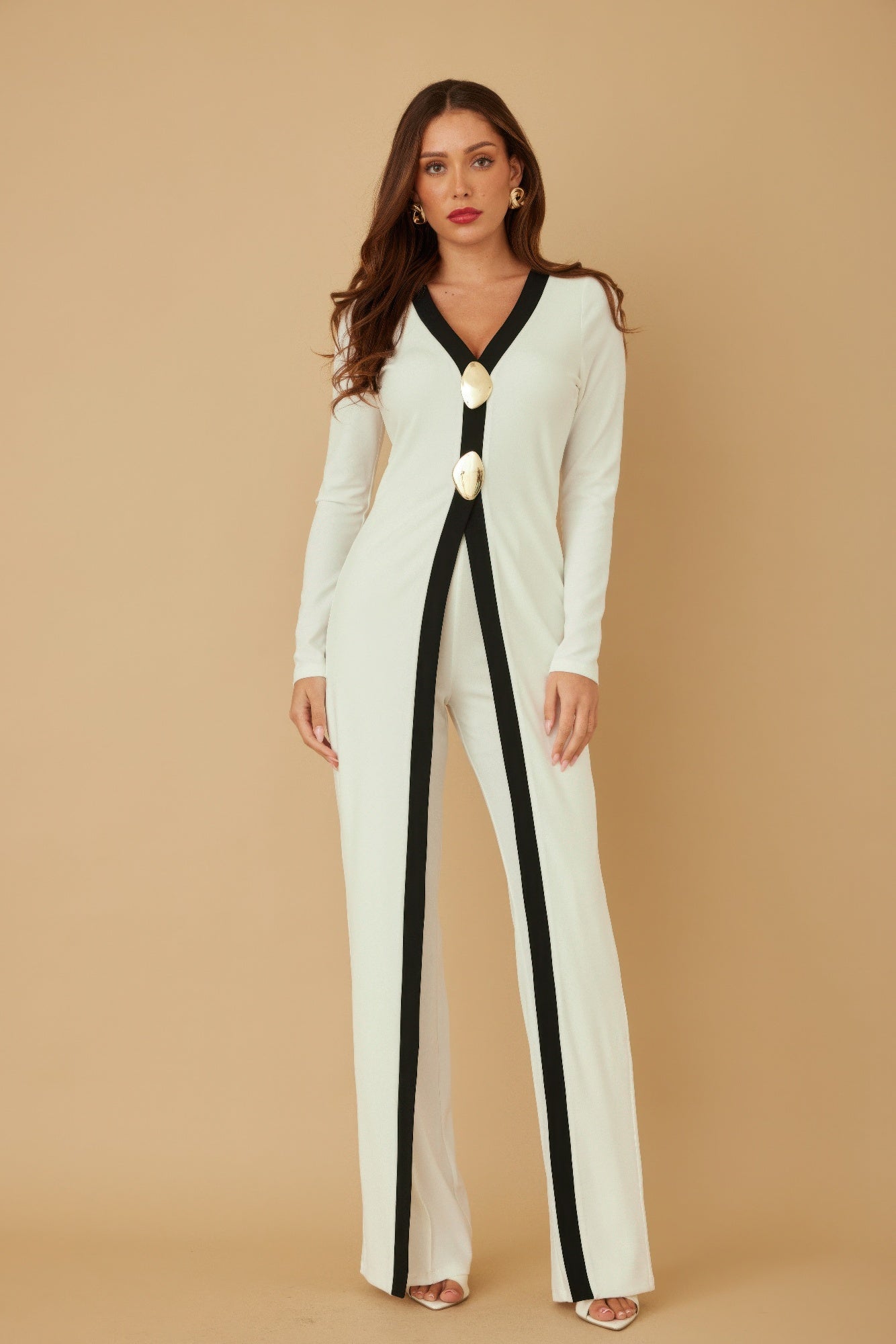 Mirror Stone Long Layer Jumpsuit - Wear Arielle