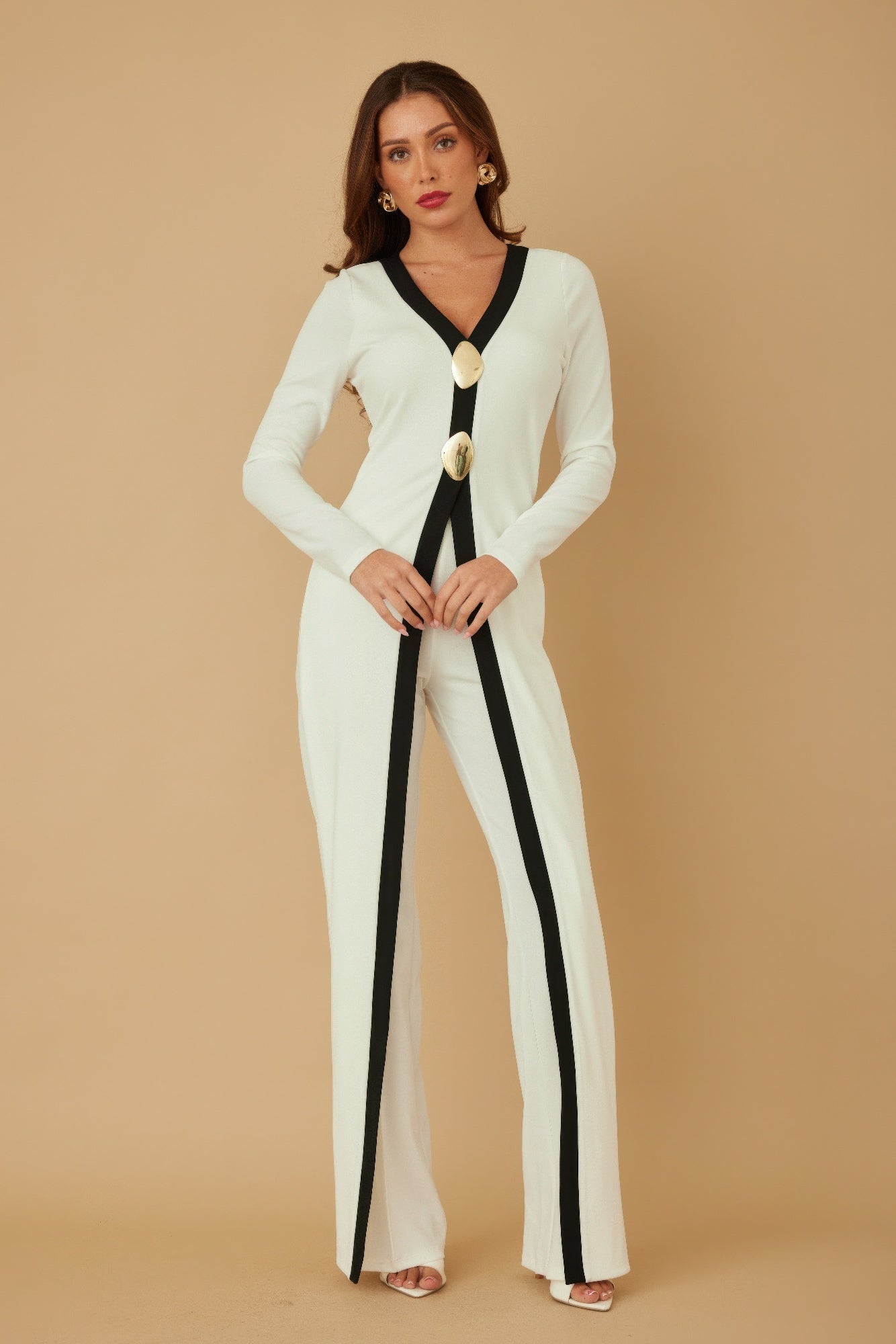 Mirror Stone Long Layer Jumpsuit - Wear Arielle