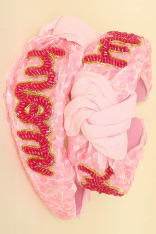 Mom Themed Top Knotted Headband - Wear Arielle