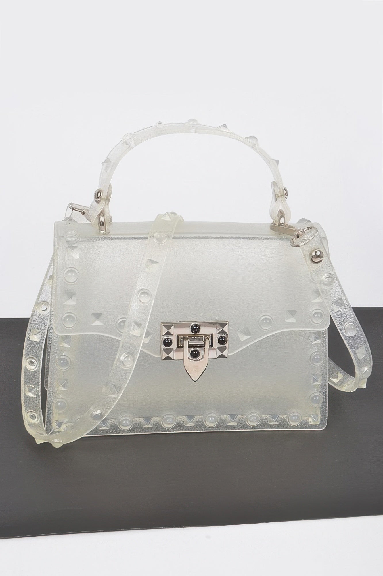 Monotone Studded Clutch - Wear Arielle