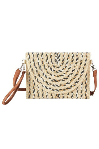 Multi Color Straw Clutch & Crossbody Bag - Wear Arielle