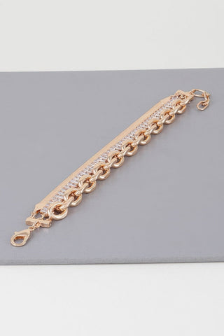 Multi Crystal Chain Bracelet - Wear Arielle