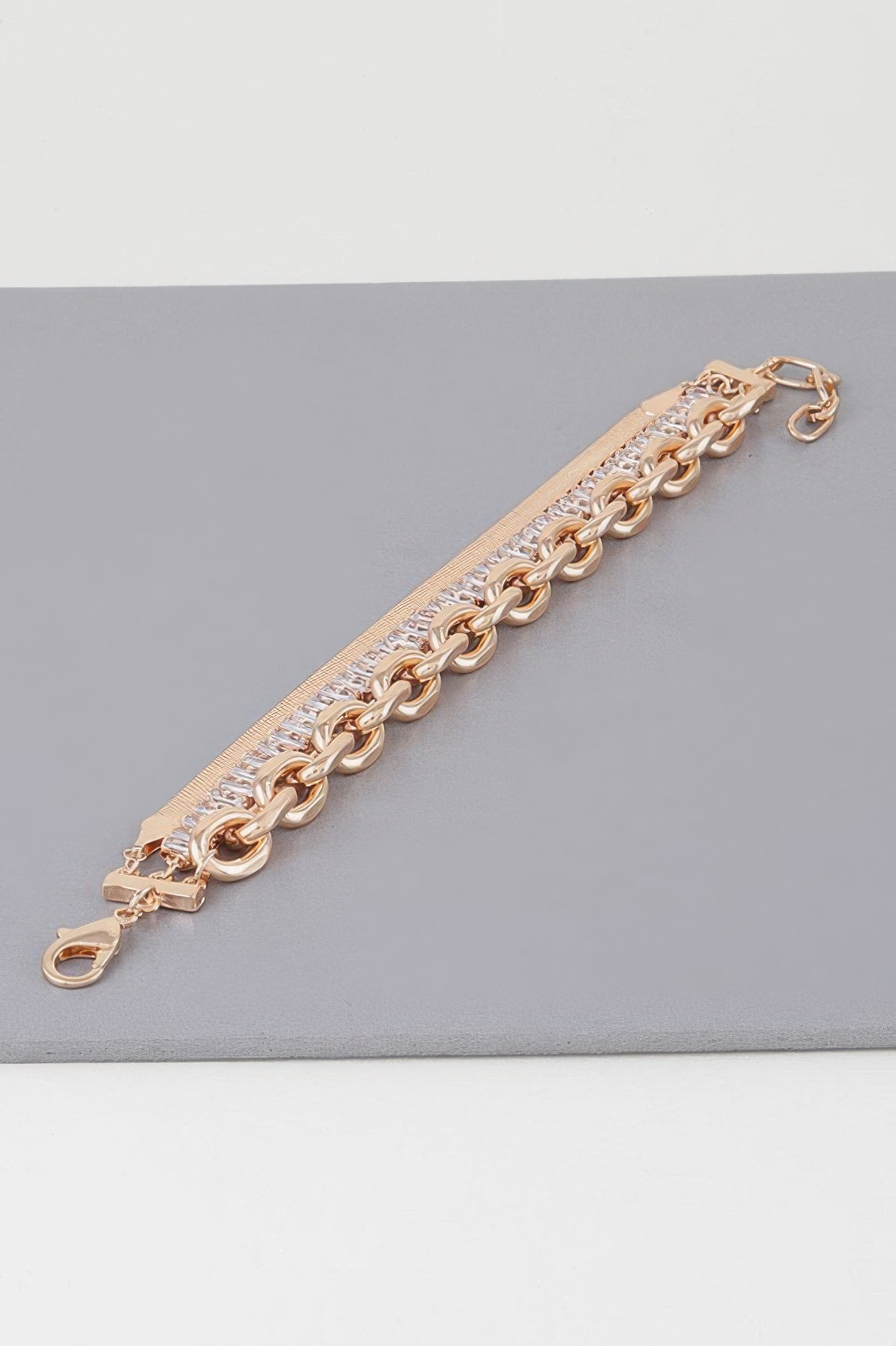 Multi Crystal Chain Bracelet - Wear Arielle