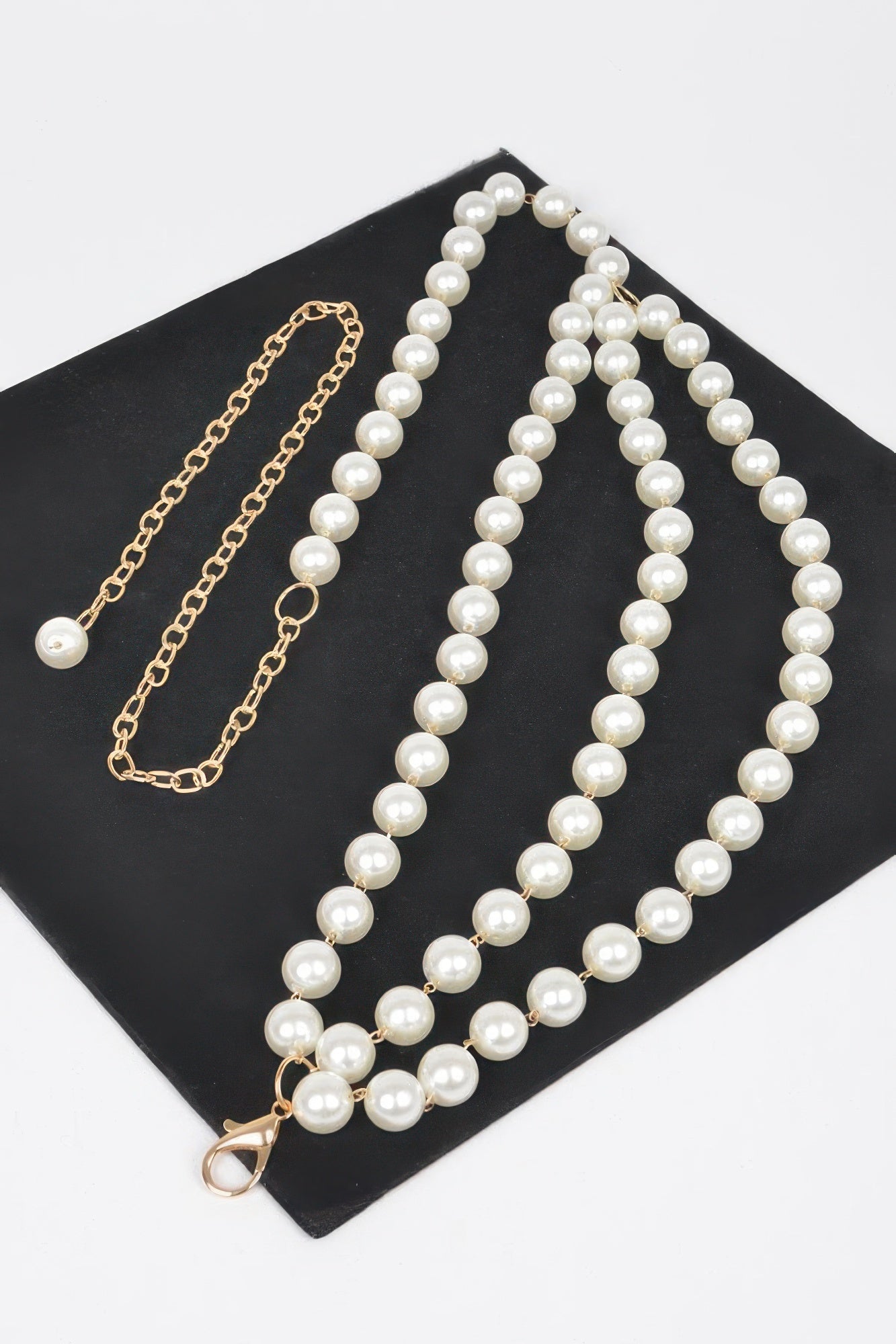Multi Layered Pearl Chain Belt - Wear Arielle