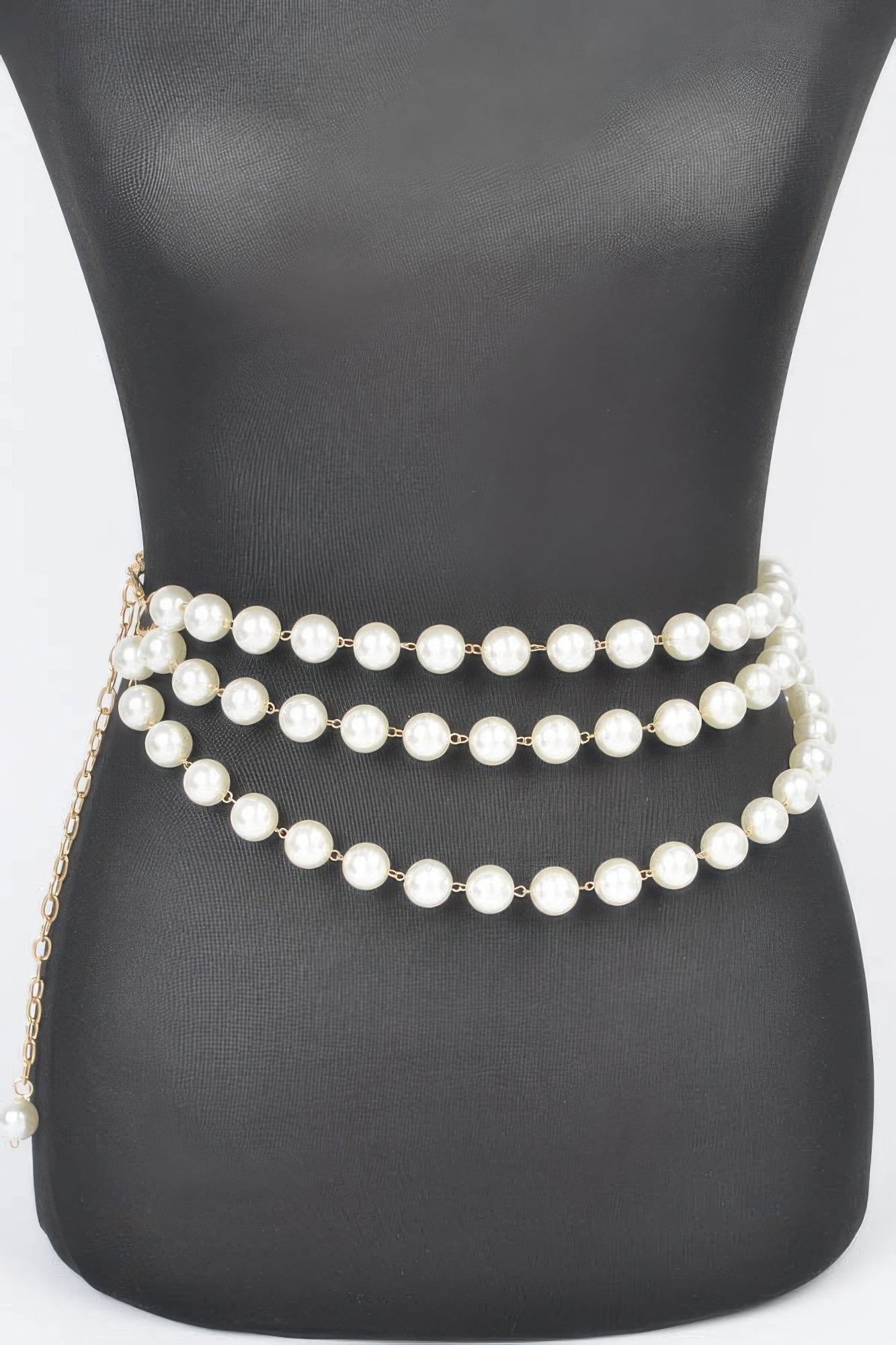 Multi Layered Pearl Chain Belt - Wear Arielle
