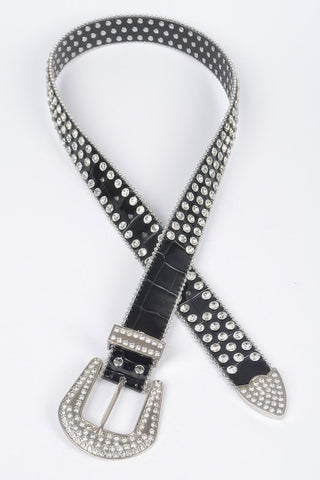 Multi Metal Stone Studded Belt - Wear Arielle