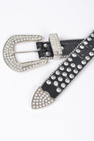 Multi Metal Stone Studded Belt - Wear Arielle