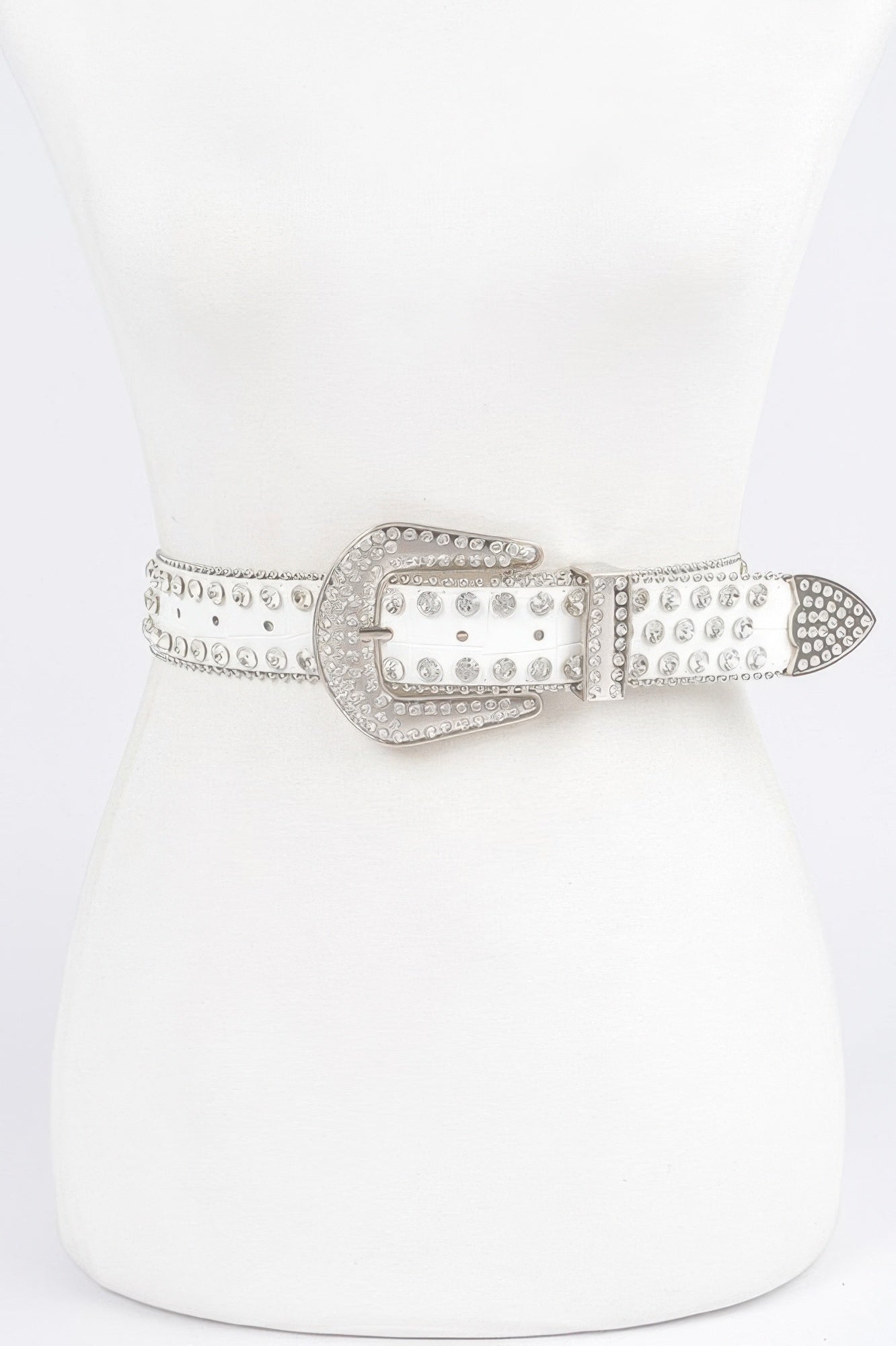 Multi Metal Stone Studded Plus Belt - Wear Arielle