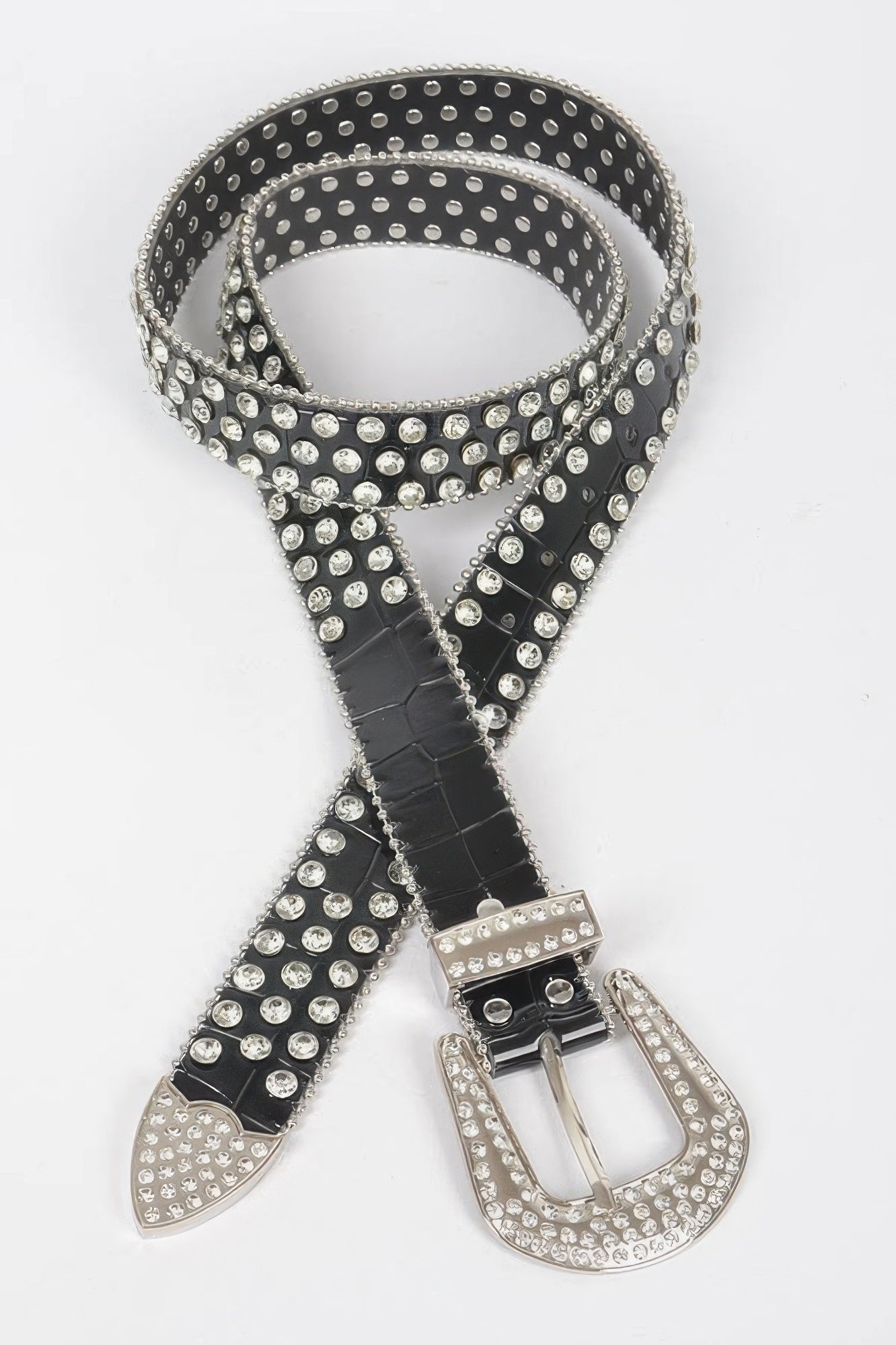 Multi Metal Stone Studded Plus Belt - Wear Arielle