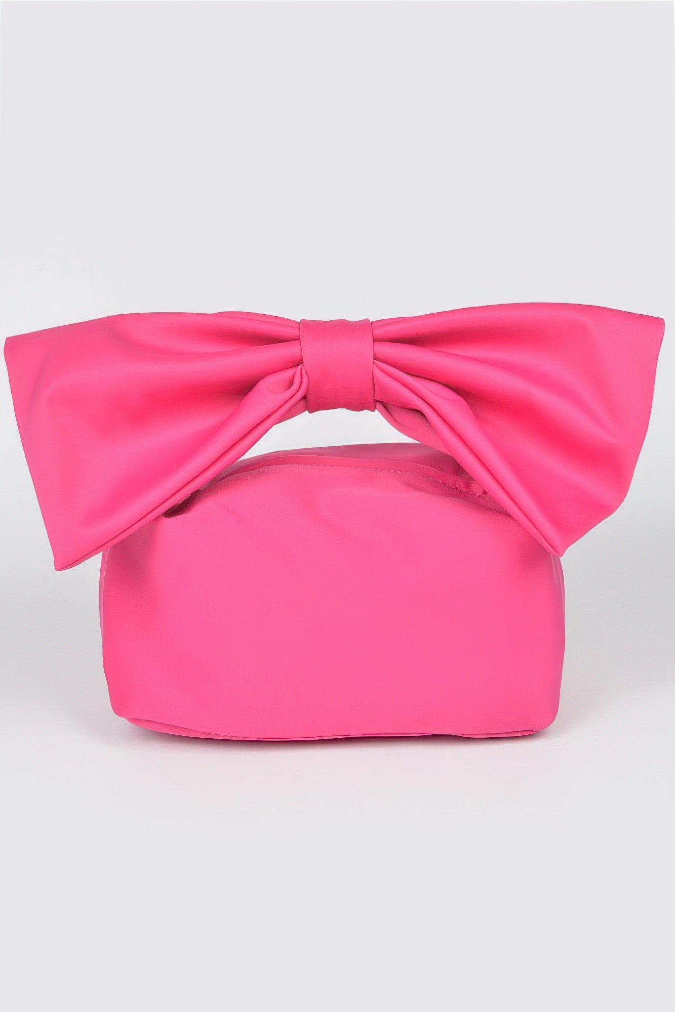 Nylon Bow Handle Women's Clutch Bag - Wear Arielle