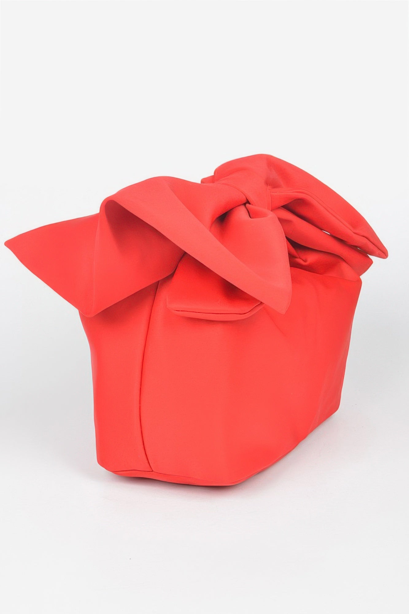 Nylon Bow Handle Women's Clutch Bag - Wear Arielle