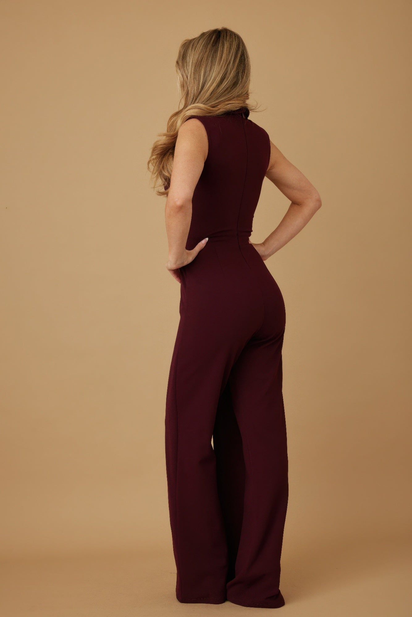 Open Flap With Metal Shank Button Jumpsuit - Wear Arielle