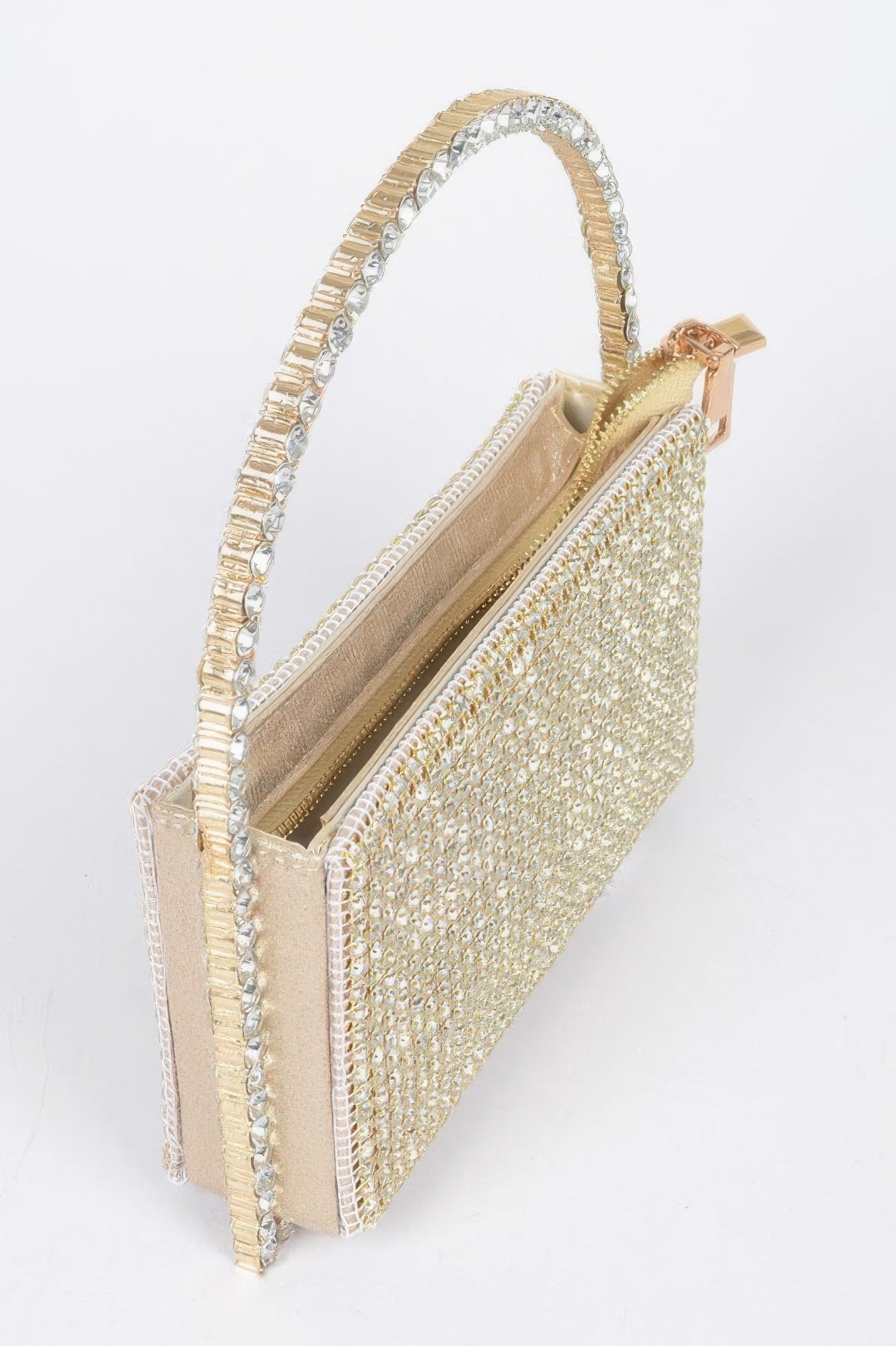 Oversized Rhinestone Shoulder Bag - Wear Arielle