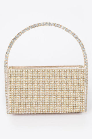 Oversized Rhinestone Shoulder Bag - Wear Arielle