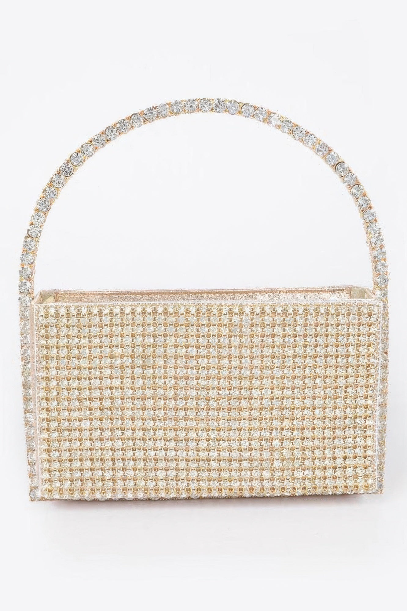 Oversized Rhinestone Shoulder Bag - Wear Arielle