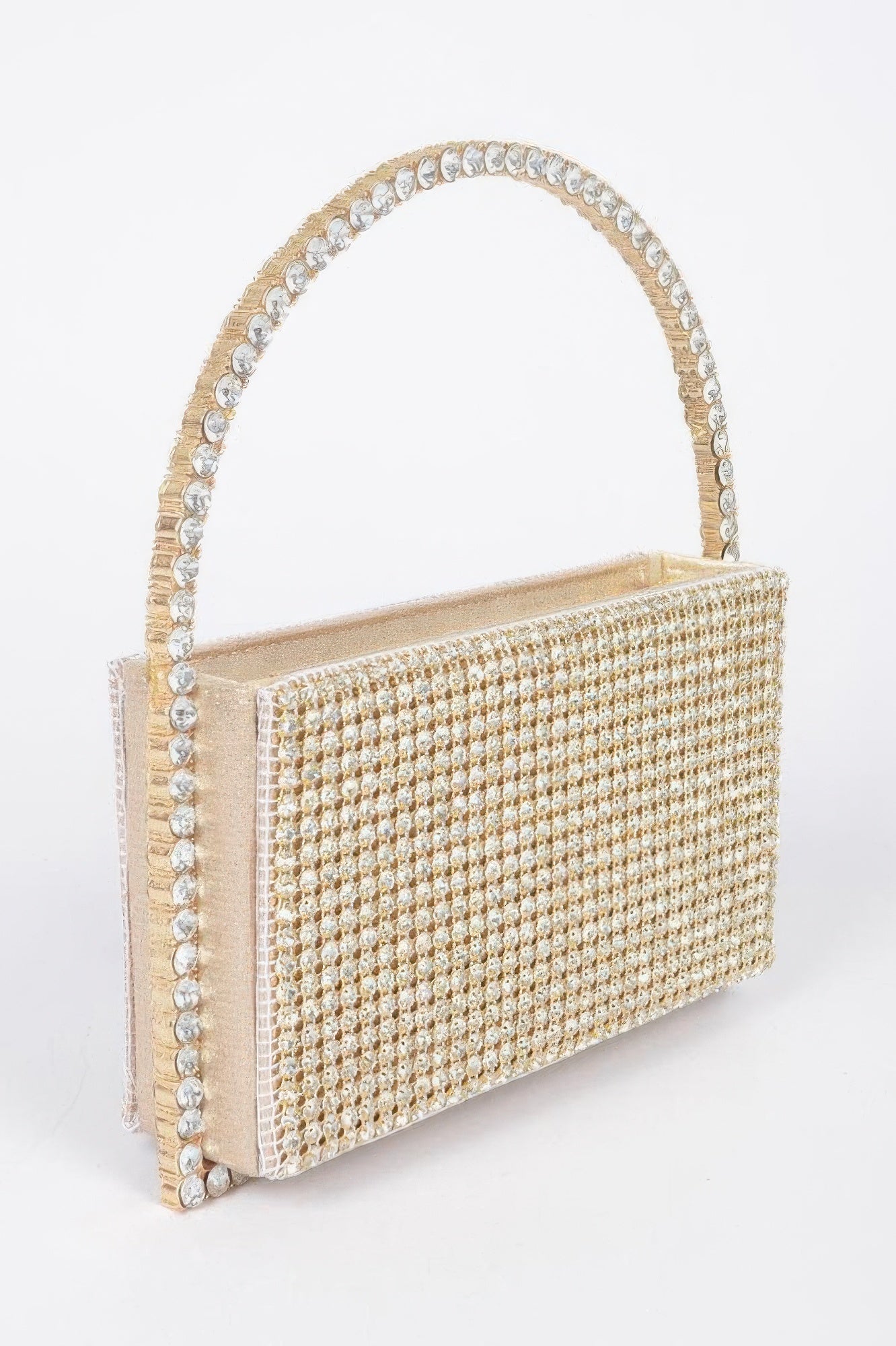 Oversized Rhinestone Shoulder Bag - Wear Arielle