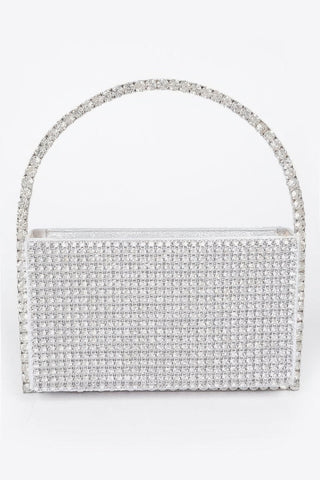Oversized Rhinestone Shoulder Bag - Wear Arielle