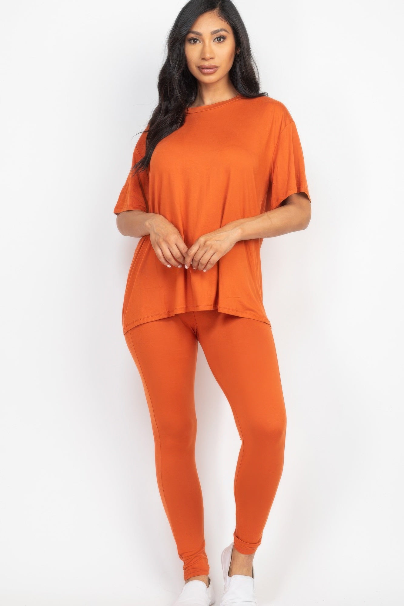 Oversized T-shirt & Leggings Set - Wear Arielle