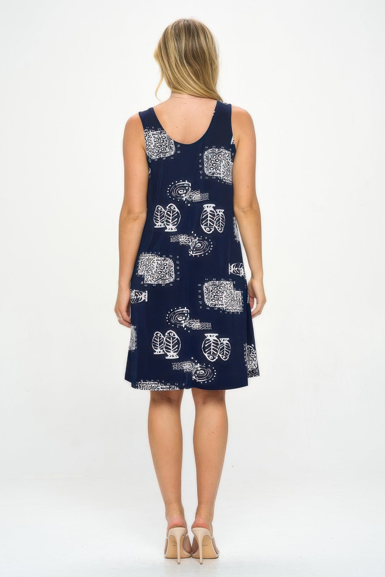 Plus Size Bns Print Missy Tank Dress - Wear Arielle