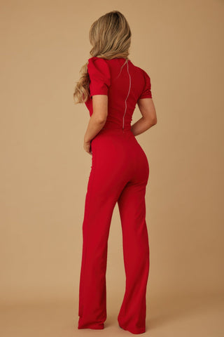 Puff Cap Sleeve Jewel Detail Sets - Wear Arielle